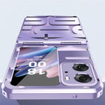 For Oppo Find N2 Flip 5G Shockproof Phone Case Electroplating Hard PC Phone Cover