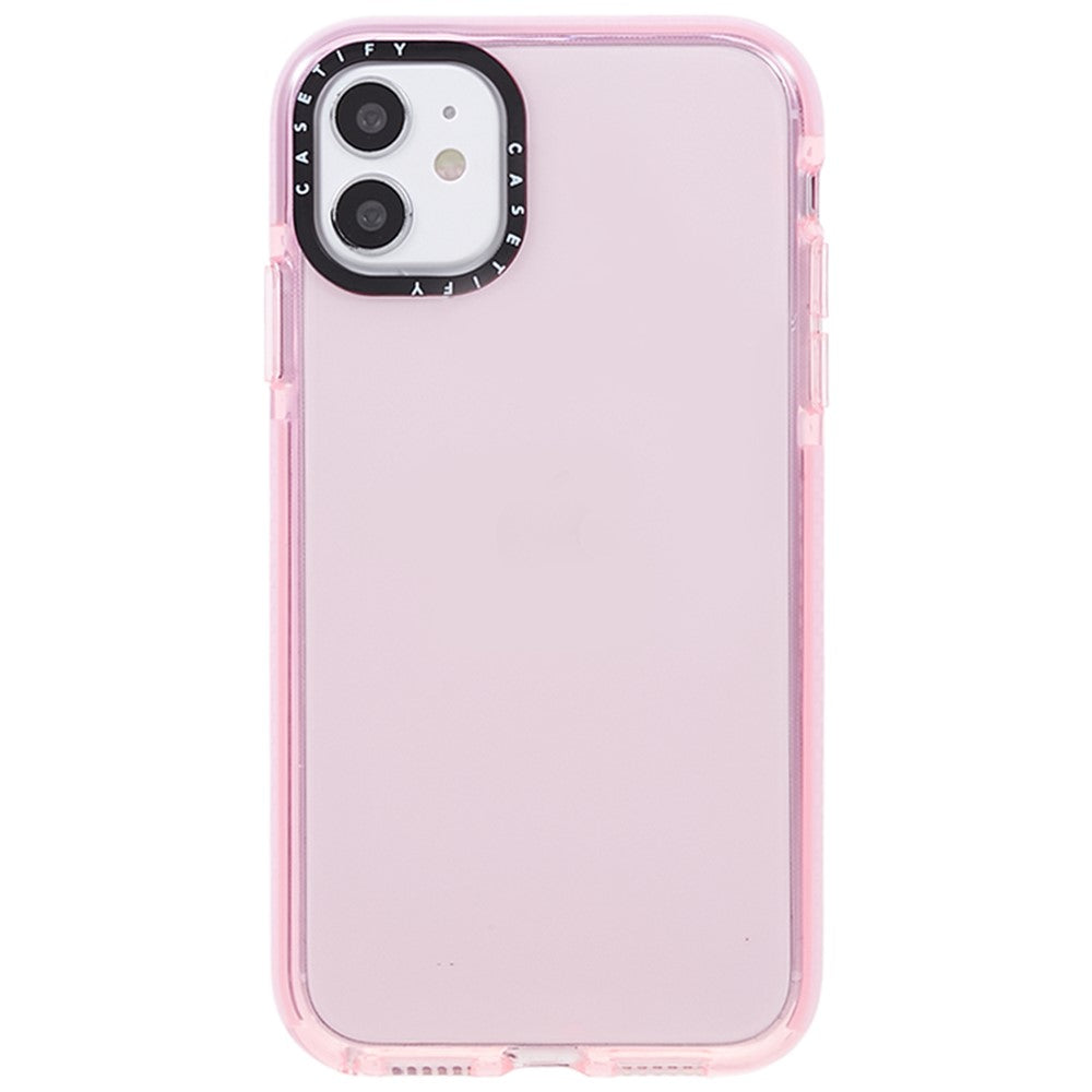 Til iPhone 11 Gennemsigtigt PC+TPU telefoncover Beskyttelsescover mod fald