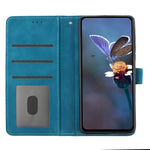For iPhone XS Max 6.5 inch Flowers Imprint Drop-proof Shell PU Leather Wallet Flip Stand Cover