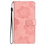 Til Samsung Galaxy A23 5G (Global Version) / A23 4G Blomsterpræg Stand Telefoncover Læderpung Beskyttelsescover