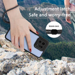 VILI M-serien för Xiaomi 13 dammtät mobilskal genomskinligt PC+TPU-mobilskal med handledsrem