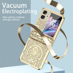 Mechanical Legend Series for Oppo Find N2 Flip 5G Hinde Protection Phone Case Hard PC Electroplating Cover