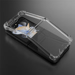 For Samsung Galaxy Z Flip5 5G Foldable Design Cell Phone Case PC+TPU HD Clear Phone Back Cover