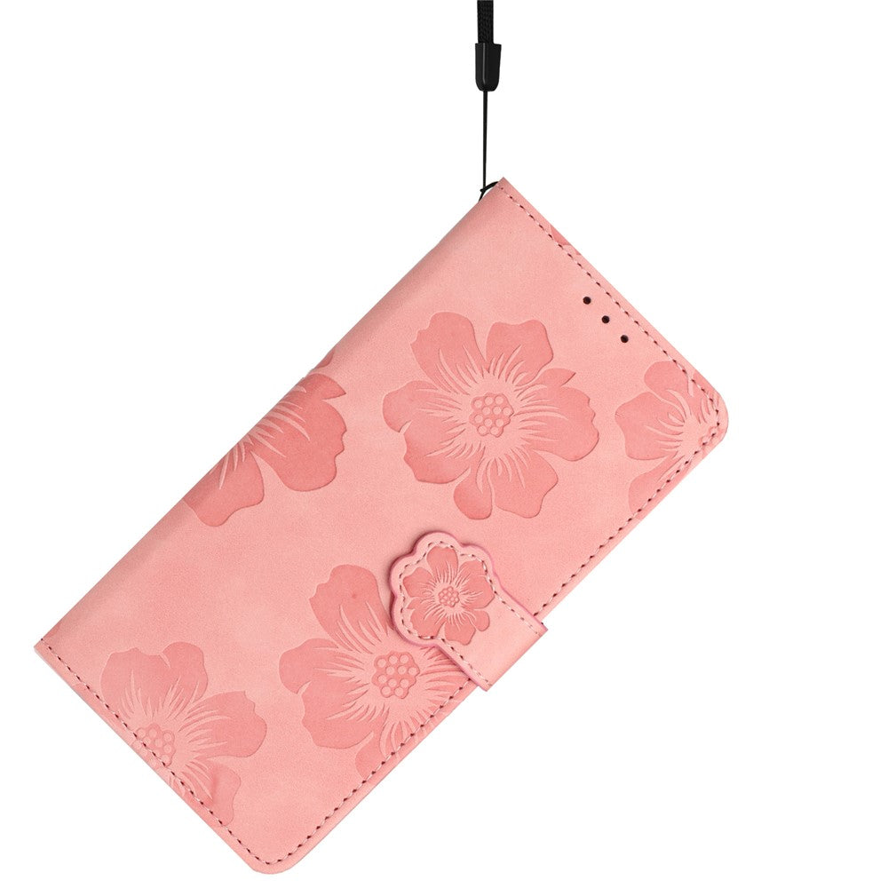 Leather Case for Xiaomi 13 Flowers Imprinted Stand Phone Wallet Shockproof Cover
