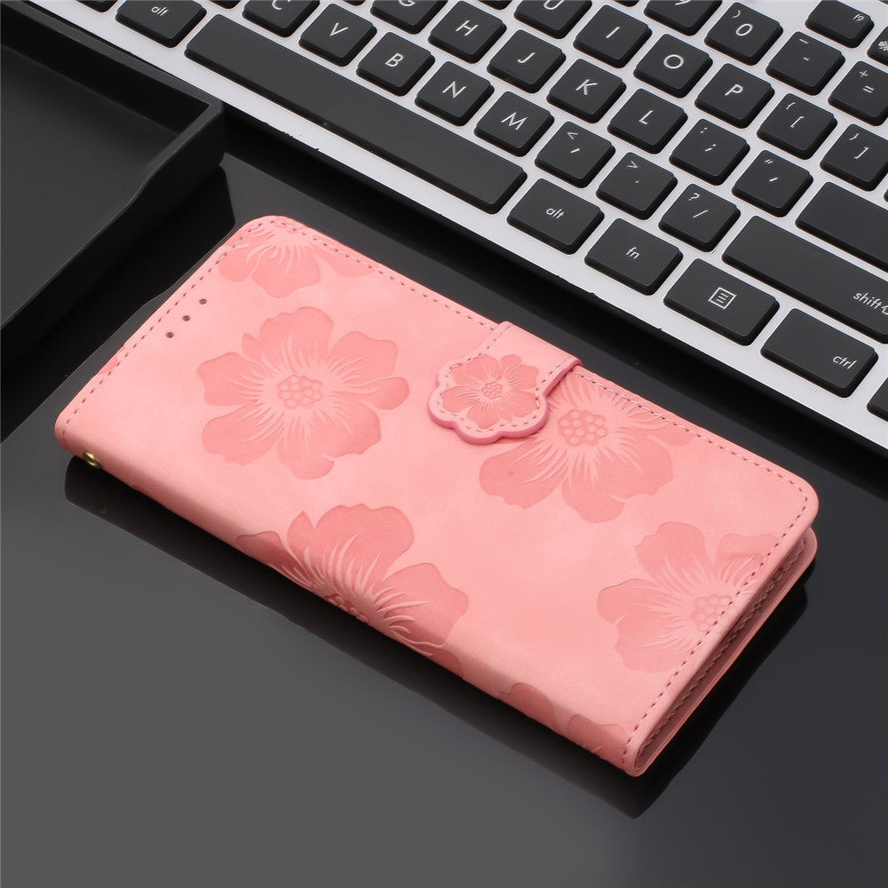 Leather Case for Xiaomi 13 Flowers Imprinted Stand Phone Wallet Shockproof Cover