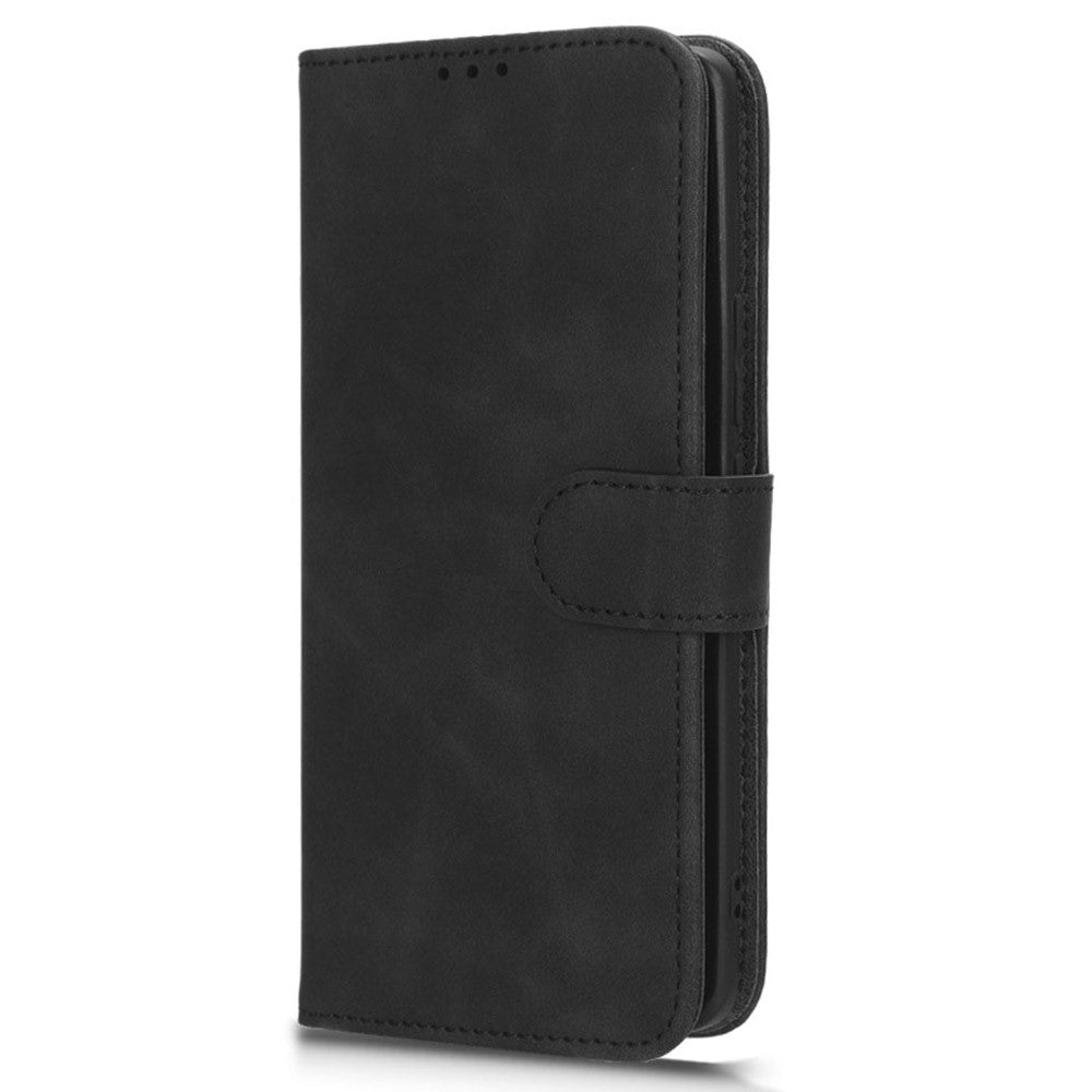 Skin-touch Leather Case for Xiaomi Civi 3 5G , Foldable Stand Wallet Protective Phone Cover