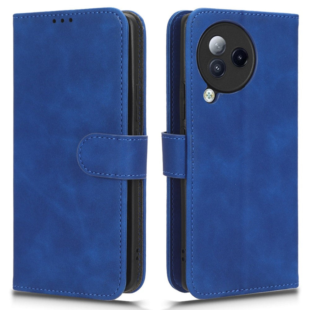 Skin-touch Leather Case for Xiaomi Civi 3 5G , Foldable Stand Wallet Protective Phone Cover