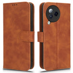 Skin-touch Leather Case for Xiaomi Civi 3 5G , Foldable Stand Wallet Protective Phone Cover