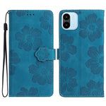 For Xiaomi Redmi A1 4G / A2 4G Flowers Imprinted Phone Wallet Case PU Leather Stand Cover
