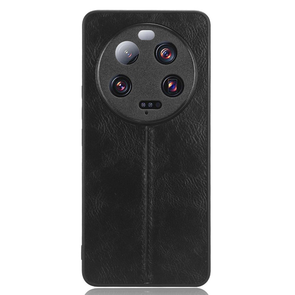 Xiaomi 13 Ultra Kohudtextur mobilskal PU-läderbelagt TPU+PC Mobilskal