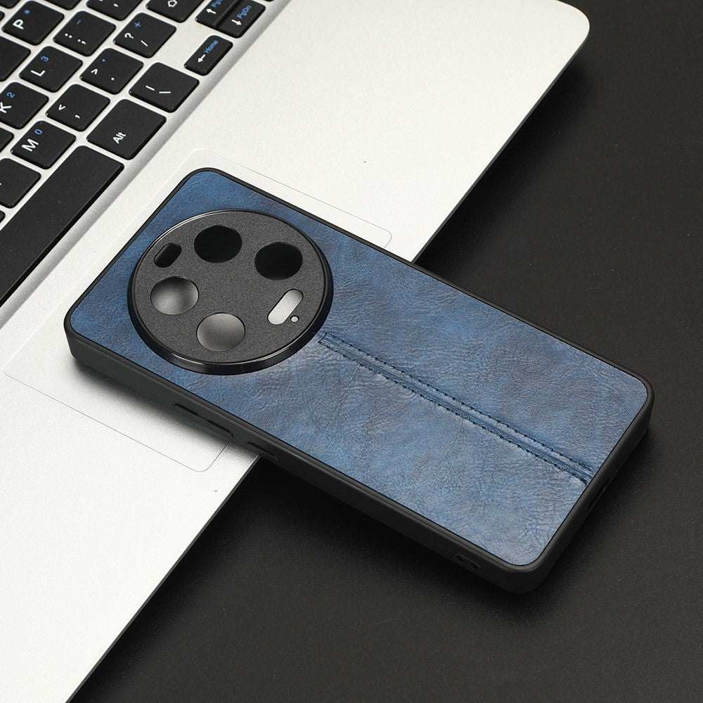 Xiaomi 13 Ultra Kohudtextur mobilskal PU-läderbelagt TPU+PC Mobilskal