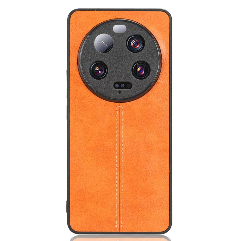 Xiaomi 13 Ultra Kohudtextur mobilskal PU-läderbelagt TPU+PC Mobilskal