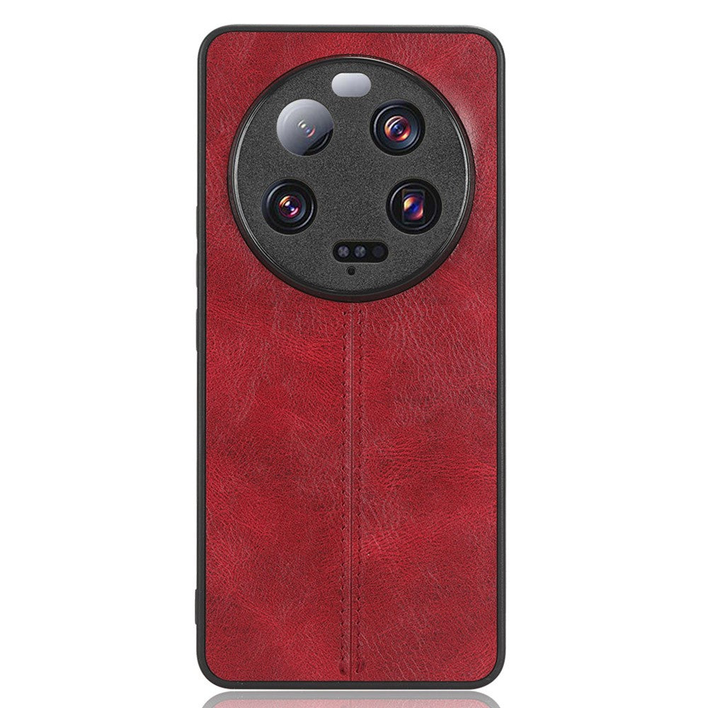 Xiaomi 13 Ultra Kohudtextur mobilskal PU-läderbelagt TPU+PC Mobilskal