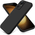For Xiaomi Redmi Note 12S 4G Liquid Silicone Phone Case Soft Lining Anti-scratch Phone Cover with Strap