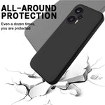 Mobile Phone Cover for Xiaomi Poco F5 5G / Redmi Note 12 Turbo , Soft Lining+Liquid Silicone Smartphone Case Shell with Strap