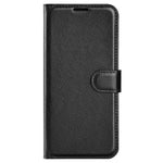For iPhone 15 Pro Shockproof Wallet Phone Cover PU Leather Litchi Texture Stand Mobile Phone Case