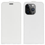 For iPhone 15 Pro Vertical Flip Case TPU+PU Leather Phone Shell Mobile Phone Cover with Card Slots