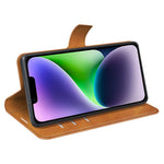 For iPhone 15 Plus Square Magnetic Closure Shell Calf Texture Leather Cover Stand Wallet Phone Case