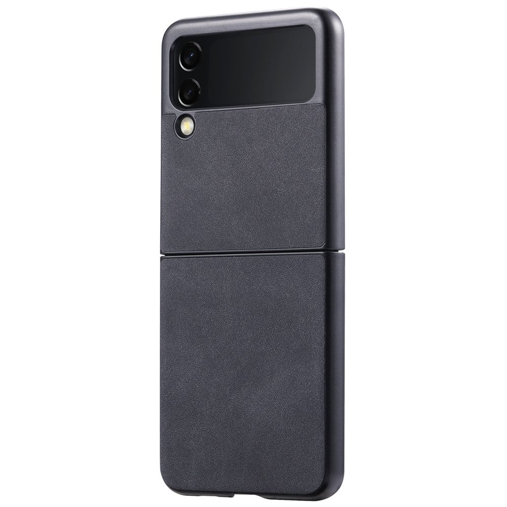 VILI TR Series Telefoncover til Samsung Galaxy Z Flip3 5G Beskyttende PC-etui med læderbelægning