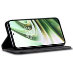 PU-läderfodral till OnePlus Nord CE3 5G, stativplånbok, jeanstygtextur, mobilskal