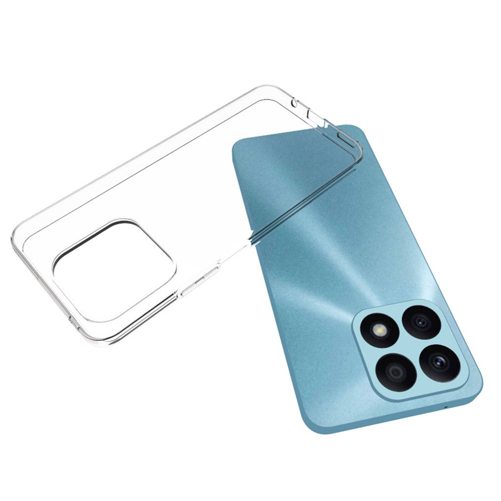 10Pcs / Pack For Honor X8a 4G Smartphone Case Inner Watermark-Free Soft TPU Clear Mobile Phone Cover