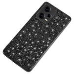 For Xiaomi Redmi Note 12 Pro 5G Glitter Sequins Phone Case Electroplating TPU Frame Back PC Shockproof Cover