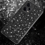 For Xiaomi Redmi Note 12 Pro 5G Glitter Sequins Phone Case Electroplating TPU Frame Back PC Shockproof Cover