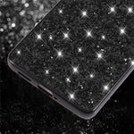 For Xiaomi Redmi Note 12 Pro 5G Glitter Sequins Phone Case Electroplating TPU Frame Back PC Shockproof Cover
