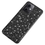 For Xiaomi Redmi Note 12 4G Glitter Sequins Bump Proof Phone Case Electroplating TPU Frame Back PC Cover