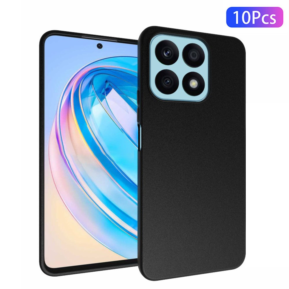 10 stk./pakke til Honor X8a 4G Blødt TPU telefoncover Dobbeltmat finish Anti-ridsecover
