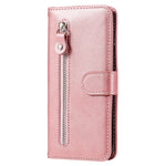 For Oppo Reno10 Pro+ 5G Calf Texture Phone Case Zipper Pocket Wallet Foldable Stand Cover