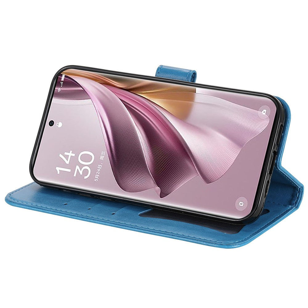 For Oppo Reno10 Pro+ 5G Case Floral Pattern PU Leather Wallet Stand Phone Cover