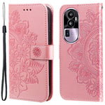 For Oppo Reno10 Pro+ 5G Case Floral Pattern PU Leather Wallet Stand Phone Cover