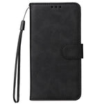 For Oppo Reno10 Pro+ 5G Flip Cover Wallet Stand Calf Texture PU Leather Phone Case with Strap