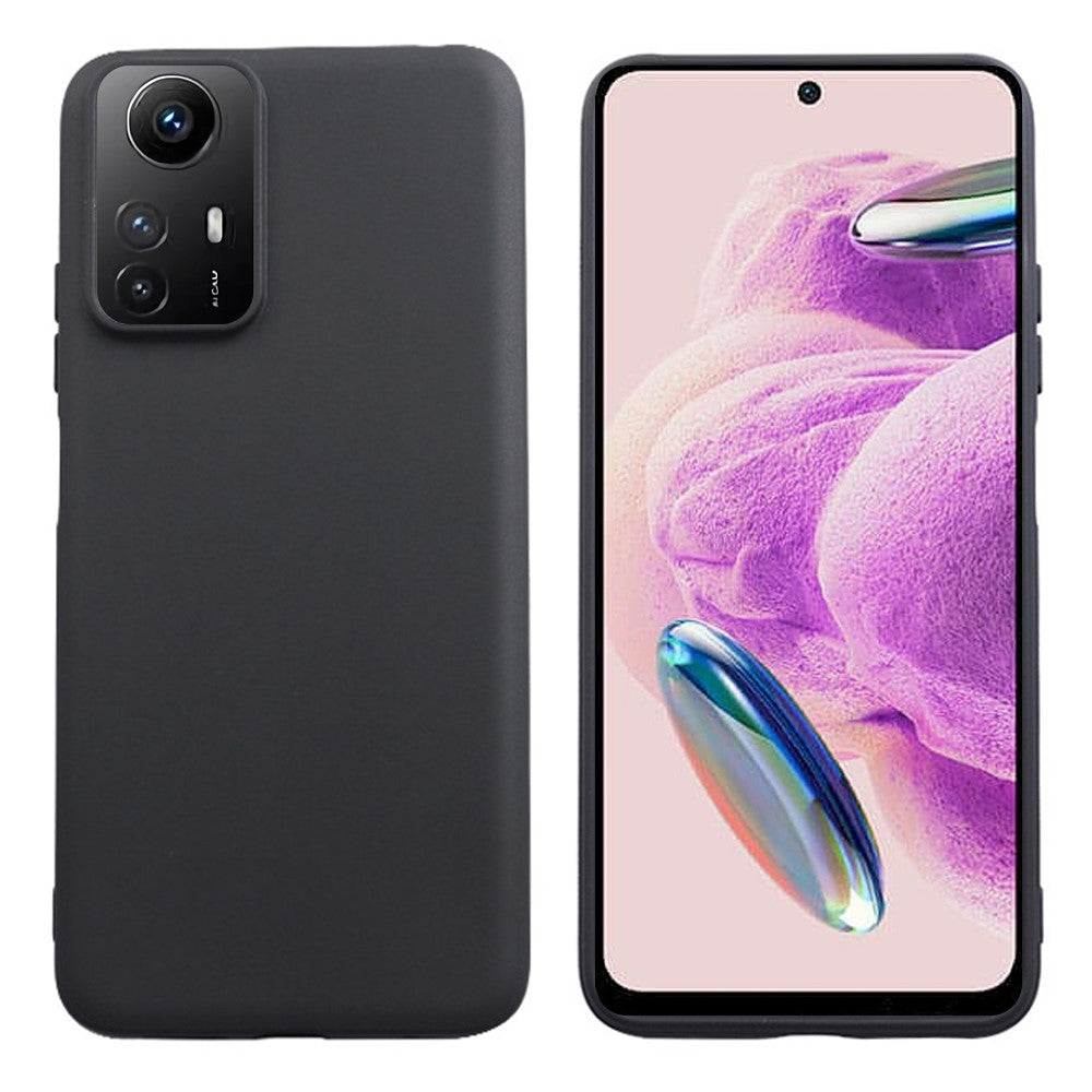 For Xiaomi Redmi Note 12S 4G Matte Soft TPU Phone Case Anti-Drop Smartphone Back Cover