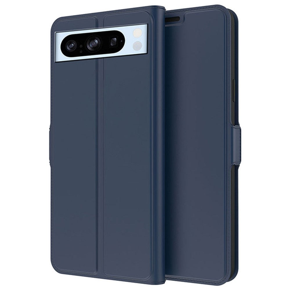 For Google Pixel 8 Pro Card Holder Phone Case PU Leather + TPU Phone Stand Cover
