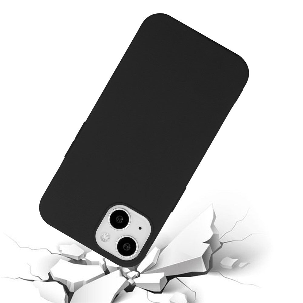 Til iPhone 15 mat, slankt cover, TPU-telefoncover, blødt smartphonebagcover