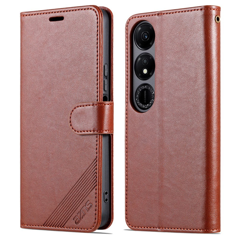 AZNS For Honor Play 40 PU-læder stander telefoncover flip wallet beskyttende etui