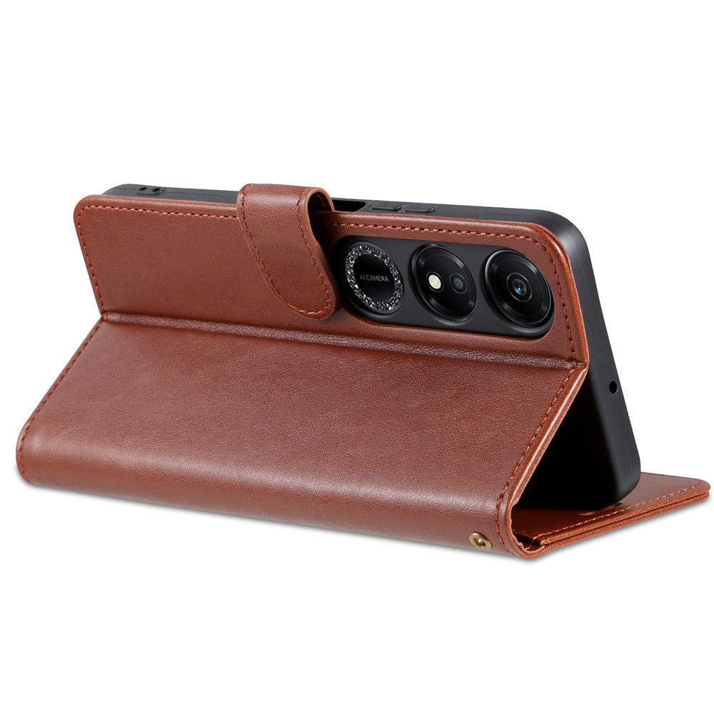 AZNS For Honor Play 40 PU-læder stander telefoncover flip wallet beskyttende etui