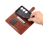 AZNS For Honor Play 40 PU-læder stander telefoncover flip wallet beskyttende etui