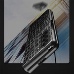 For Samsung Galaxy Z Fold5 5G Crocodile Texture Folding Phone Case PU Leather Coated PC Cover