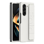 Wrist Strap Phone Case for Samsung Galaxy Z Fold5 5G , Anti-Scratch Rubberized PC Phone Cover
