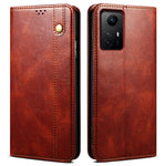 For Xiaomi Redmi Note 12S 4G Wallet Leather Case Waxy Crazy Horse Texture Stand Phone Cover