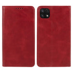 For Samsung Galaxy A22 5G (EU Version) TPU+PU Leather Case Calf Texture Wallet Anti-drop Phone Stand Cover