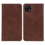 For Samsung Galaxy A22 5G (EU Version) TPU+PU Leather Case Calf Texture Wallet Anti-drop Phone Stand Cover