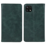 For Samsung Galaxy A22 5G (EU Version) TPU+PU Leather Case Calf Texture Wallet Anti-drop Phone Stand Cover