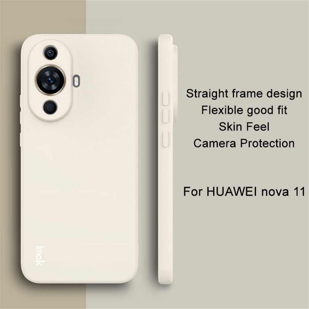 IMAK UC-4-serien til Huawei nova 11 / nova 12 5G / nova 12s 4G / nova 12 Lite 4G-mobilcover med lige kant, blødt TPU-beskyttelsesetui