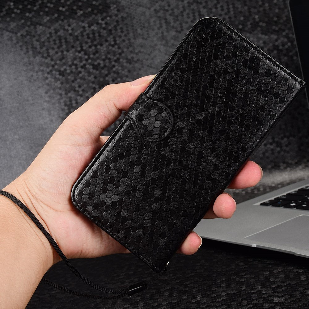 For Xiaomi Civi 3 5G Leather Phone Case Dot Imprinted Wallet Shockproof Stand Cover