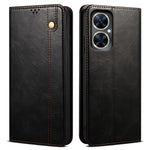 For Huawei nova 11i / Maimang 20 / Enjoy 60 Pro Wallet Phone Cover Waxy Crazy Horse Texture PU Leather Stand Case