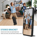 For Samsung Galaxy A54 5G Kickstand Case Anti-scratch PC + TPU Phone Protector with Slide Camera Cover